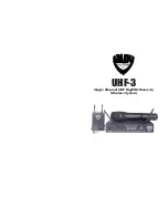 Nady Systems DigiTRU Diversity UHF-3 User Manual preview