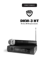 Nady Systems DKW-3 HT Owner'S Manual preview