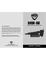 Nady Systems DKW-8U Owner'S Manual предпросмотр