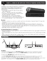 Nady Systems DKW Duo Operating Instructions preview