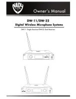 Nady Systems DW-11 Owner'S Manual preview