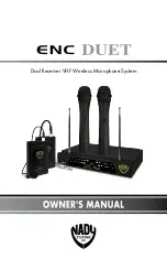 Nady Systems ENC Duet Owner'S Manual preview