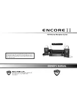 Nady Systems ENCORE II User Manual preview