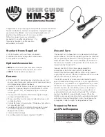 Nady Systems HM-35 User Manual preview