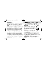 Nady Systems Nady RacketBlaster QH-30NC User Manual preview