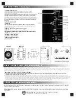 Preview for 2 page of Nady Systems P-Cab Speakers PCS-15X Features, Instructions & Technical Data