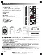 Предварительный просмотр 2 страницы Nady Systems P-Cab Speakers PCS-8X Instruction Manual