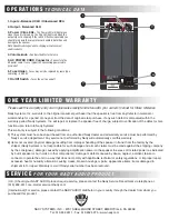 Предварительный просмотр 2 страницы Nady Systems PPAS-215+ Features, Instructions & Technical Data