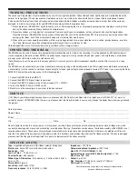 Preview for 2 page of Nady Systems RSM-8A User Manual