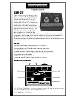 Preview for 1 page of Nady Systems SW-21 User Manual