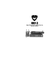 Nady Systems UHF-3 Owner'S Manual preview