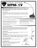 Nady Systems WPM-1V User Manual preview