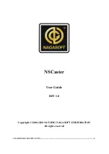 Nagasoft NSCaster User Manual preview