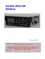 Nagra ARES-BB User Manual preview