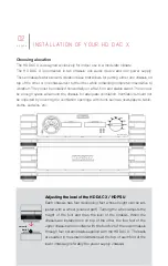 Preview for 10 page of Nagra HD DAC X Owner'S Manual