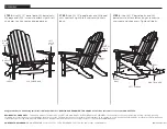 Предварительный просмотр 2 страницы Nags Head Hammocks Classic Adirondack Rocker Instructions