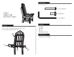 Nags Head Hammocks Classic Dining Chair Instructions предпросмотр