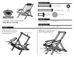 Nags Head Hammocks CUMARU CAPTAIN’S CHAIR Instructions preview