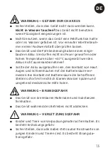 Preview for 13 page of nah-Vital D25-NM001 Manual