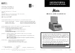 Preview for 1 page of Nahita 2818 Manual