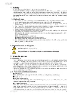 Preview for 3 page of Naicon NAUTILUS 10-520 User Manual