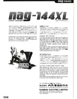 Предварительный просмотр 3 страницы Naigai NAG-144XL Instructions Manual