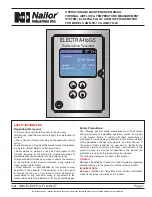 Nailor ELECTRA-FLO G5 Operation And Maintenance Manual preview