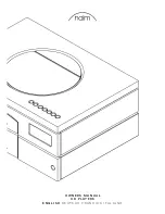 NAIM CD555 Owner'S Manual предпросмотр