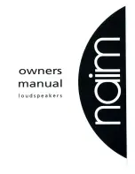 NAIM dbl Owner'S Manual preview