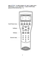 Preview for 4 page of NAIM FLASH REMOTE HANDSET Manual