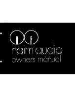 Предварительный просмотр 1 страницы NAIM HI-CAP Installation Instructions Manual