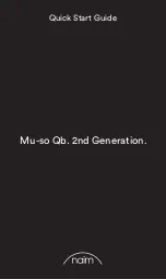 NAIM Mu-so Qb Quick Start Manual preview