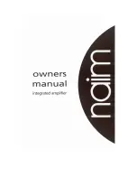 NAIM nait 3 Owner'S Manual предпросмотр