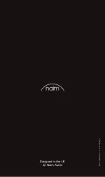 Preview for 160 page of NAIM NAP 350 User Manual