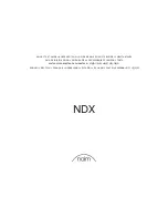 Preview for 1 page of NAIM NDX - Quick Start Manual