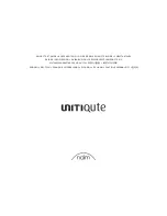 Preview for 1 page of NAIM UNITIQUTE - Quick Start Manual