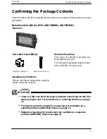 Preview for 13 page of NAiS GT01 Technical Manual