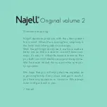 Preview for 6 page of Najell Original volume 2 User Manual