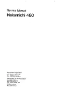 Предварительный просмотр 64 страницы Nakamichi 480 Service Manual