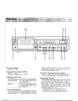 Preview for 10 page of Nakamichi Cassette Deck 1 Owner'S Manual