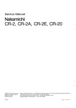 Предварительный просмотр 36 страницы Nakamichi CR-2 Service Manual