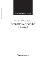 Nakamichi DRAGON-CD Limited Service Manual preview