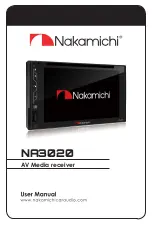 Preview for 1 page of Nakamichi NA3020 User Manual