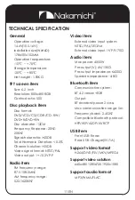 Preview for 13 page of Nakamichi NA3020 User Manual