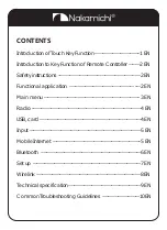 Preview for 2 page of Nakamichi NAM1700r User Manual