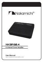 Предварительный просмотр 1 страницы Nakamichi NKSA60.4 User Manual