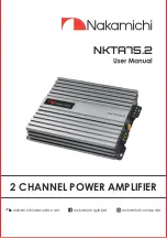 Предварительный просмотр 1 страницы Nakamichi NKTA75.2 User Manual