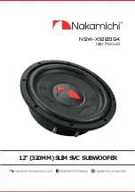 Nakamichi NSW-X1203S4 User Manual предпросмотр