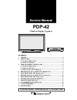 Preview for 1 page of Nakamichi PDP-42 Service Manual Digest