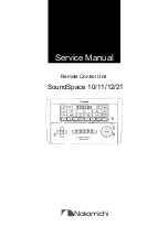 Nakamichi SoundSpace 10 Service Manual preview